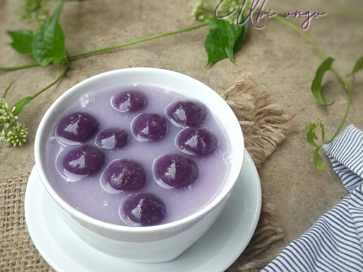 Langkah Gampang Menyiapkan Resep Bubur candil ubi ungu yang  Bikin Ketagihan Anti Ribet, Bikin Ngiler