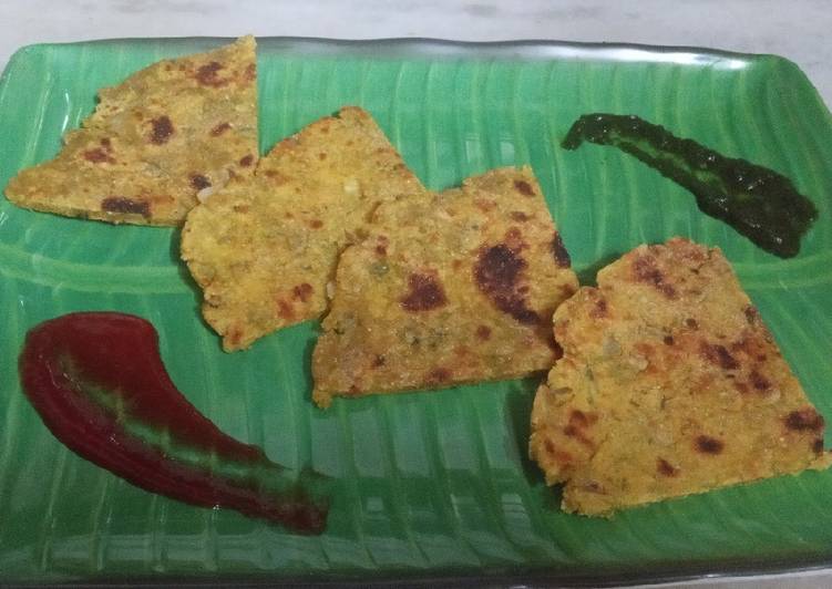 Recipe of Quick Multigrain dudhi thalipeeth