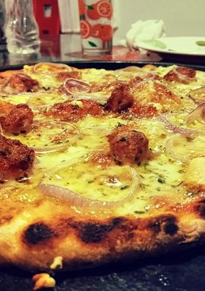Una foto de Pizza para el corazón
