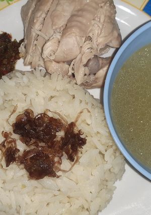 Foto resep 54. Nasi + Ayam Hainan (Authentic)