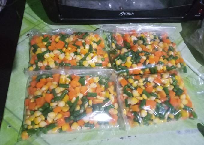 Langkah Mudah untuk Menyiapkan Frozen mixed vegetable yang Bisa Manjain Lidah