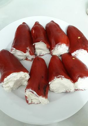 Una foto de Pimientos rellenos
