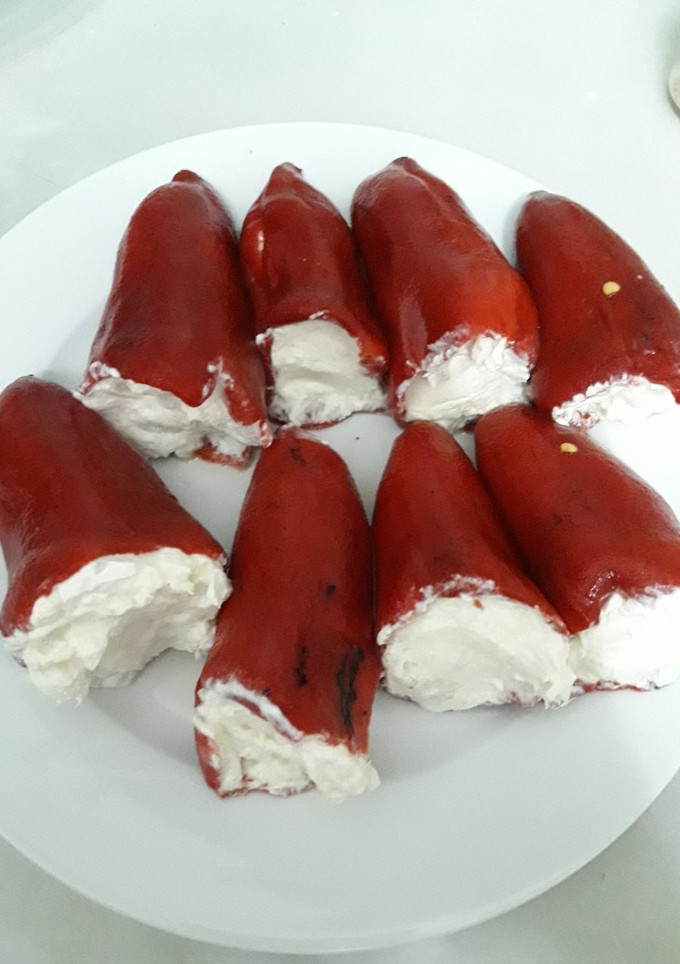 Una foto de Pimientos rellenos