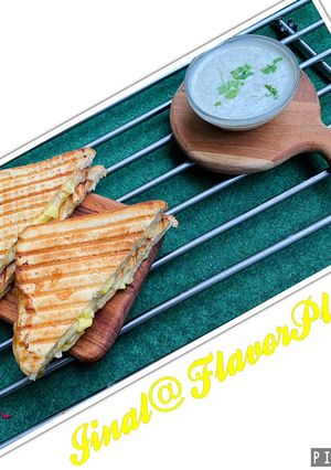 A picture of Pineapple Grilled Sandwich.