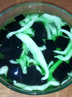 Foto resep Es Kelapa Cincau Pandan