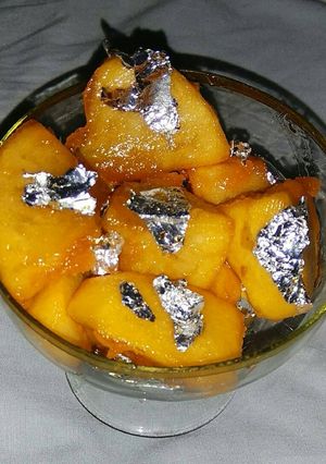A picture of Apple orange bite.