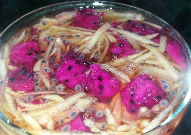 Resep Es Apel Serut Sirup Melon Anti Gagal