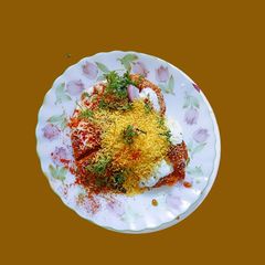 A picture of Gold Coin Bread Chaat.