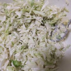 A picture of Keto coleslaw.