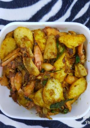 Foto resep Cumi&Otak"tenggiri Sambel Ijo Saos Tiram #BikinRamadhanBerkesan