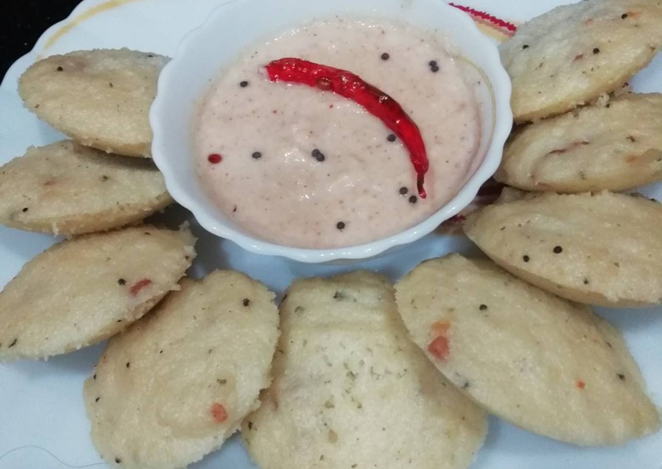 Instant Lemon Suji Idli