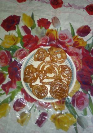 A picture of Aalu ki jalebi.
