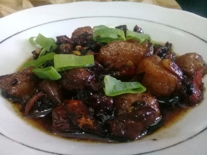 Cara Sederhana Menyiapkan Resep  Oseng2 Mercon kecap cumi asin super PEDASS yang Bikin Ngiler, Bisa Manjain Lidah