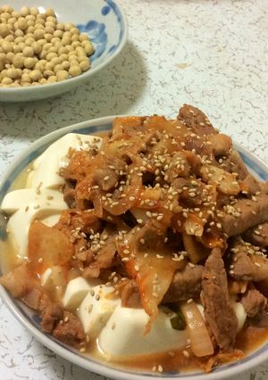 Hình của món Đậu hũ kim chi:).