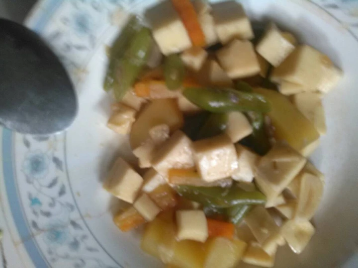 Cara Gampang Membikin Resep Cah buncis, wortel, kentang, dan putih telur yang Menggugah Selera Anti Ribet, Mantap