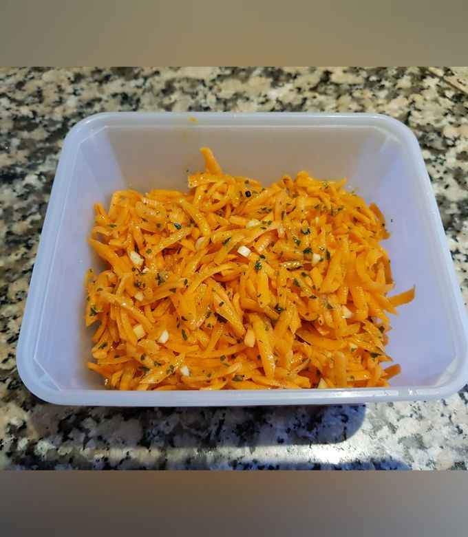 Une photo de Carottes râpées