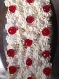 Postre helado navideño