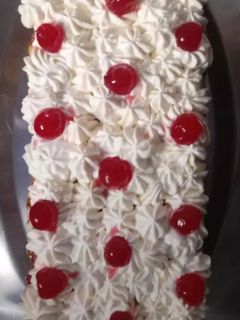 Una foto de Postre helado navideño