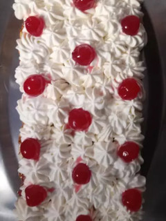 Una foto de Postre helado navideño
