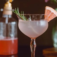 A picture of Rosemary Salty Dog Cocktail.