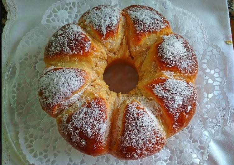 Pan brioche dulce con yogur