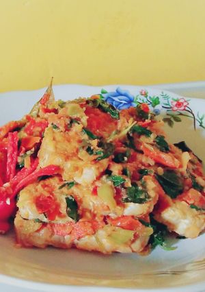 Foto resep Tempe Balado Daun Kemangi