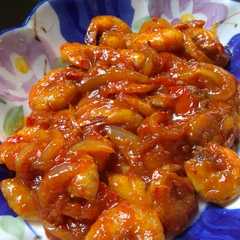A picture of Udang saos padang bunda hanum.