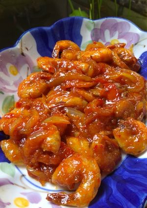 Foto resep Udang saos padang bunda hanum
