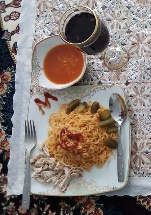 عکسی از دستور ❤️نودل مرغ❤️