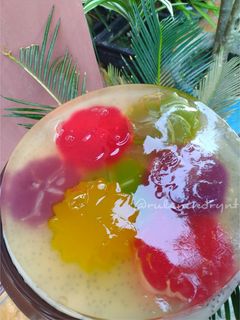Foto resep Puding kaca bunga