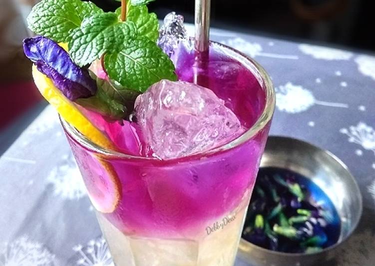 Butterfly Pea Ice Tea