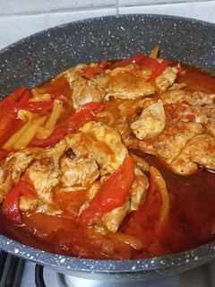 Foto di Pollo ai peperoni