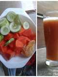 Jus tiparuk😊(timun paya jeruk)