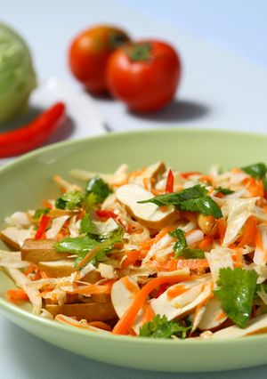 涼拌豆乾大白菜 的食譜成品照片