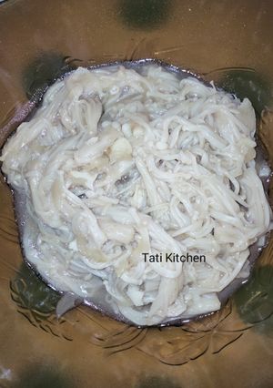 Foto resep Jamur Enoki Tumis Uyah Asem