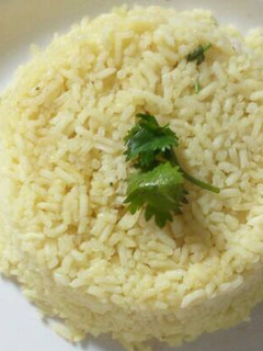 A picture of Tumeric rice.