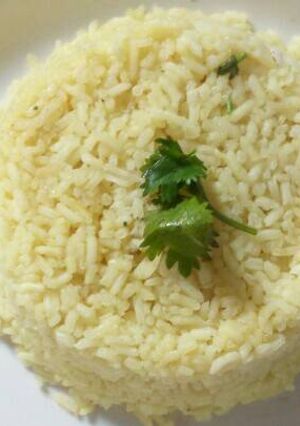 A picture of Tumeric rice.