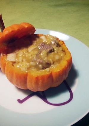 南瓜燉飯~ 的食譜成品照片