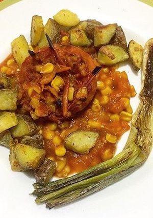 Una foto de Tomaticán vegetariano