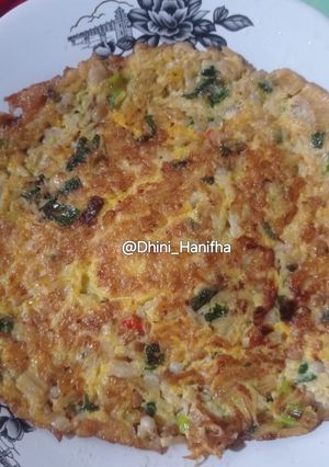 Foto resep ✔️86. Telur dadar Enoki