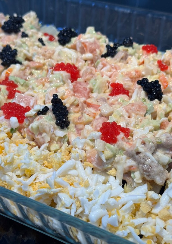 Una foto de Espárragos blancos rellenos