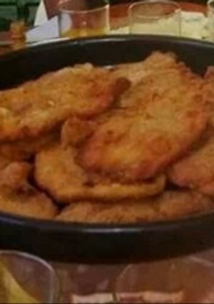 Una foto de Milanesas de berenjenas