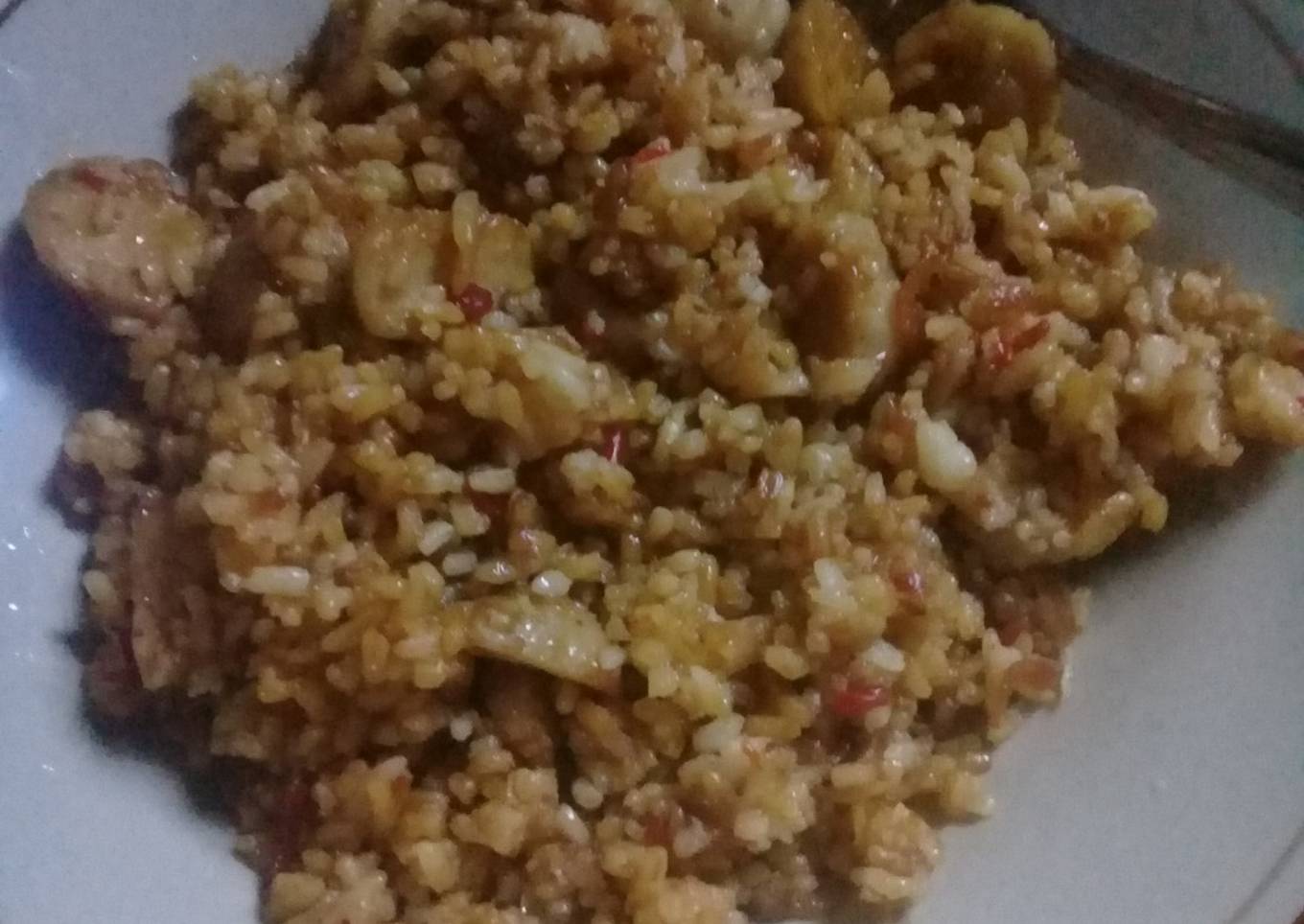 Nasi goreng ala - ala enak dan sederhana