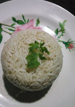 A picture of Cumin rice #authormarathon.