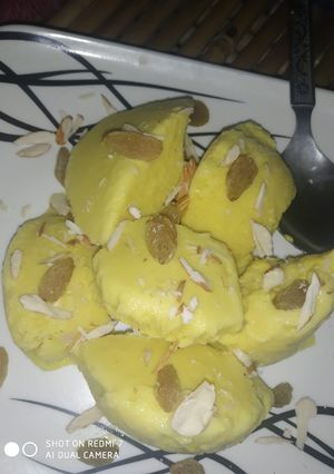 A picture of Lockdown special rabdi ice cream.