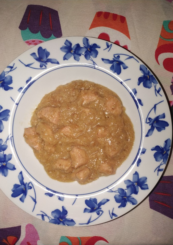Una foto de Carne en salsa de pistachos