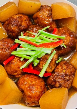 紅燒虎皮蛋 (蛋素) 的食譜成品照片