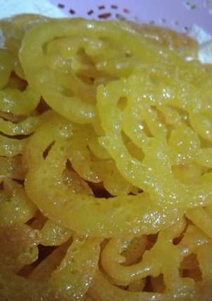 صورة لوصفة حلى الجاليبي الهندي (حلى كوشي)