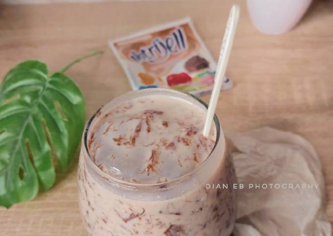 Cara Membuat Es Lumut Coklat Cara Membuat Es Lumut Coklat