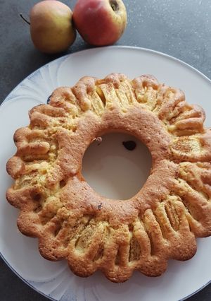 Une photo de °couronne  à la pomme et au citron°